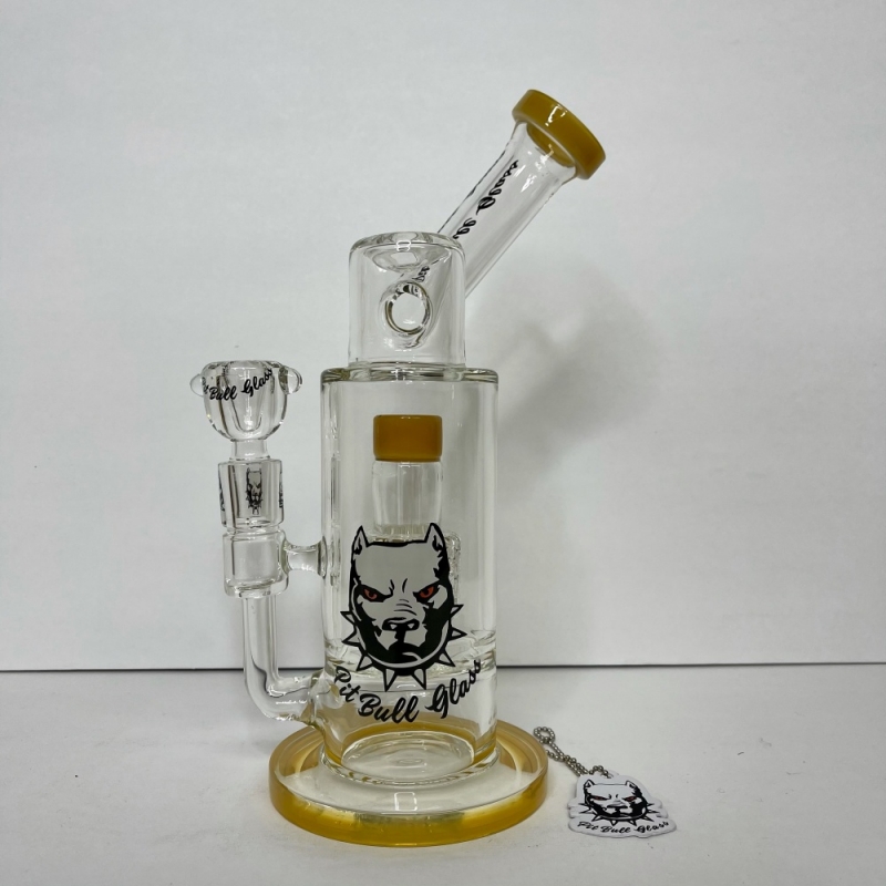 Pit Bull Lux Crystal Water Pipe, RYO Tasteful Tobacco