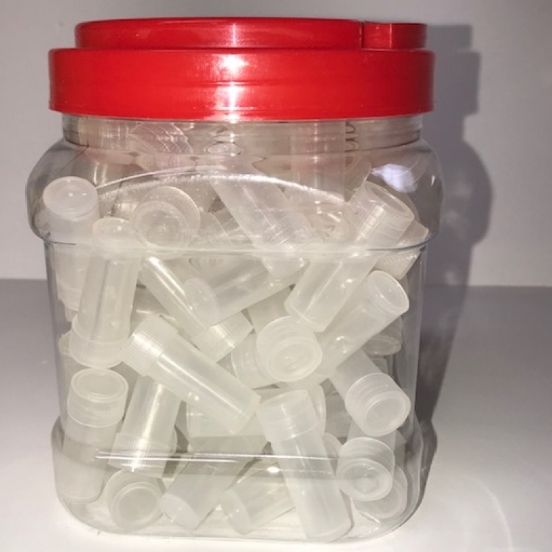 100 pc Glass Blunt Tips in a Jar Display Pit Bull Glass
