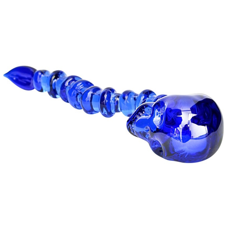 6 SirEEL Skull Spine Glass & Anodized Steel Dab Tool