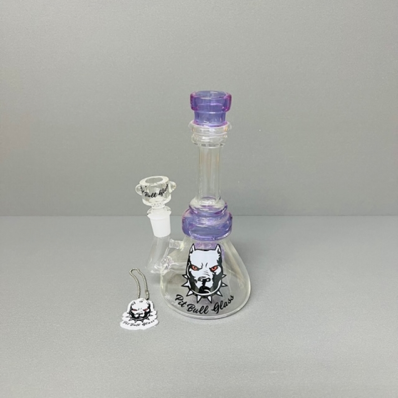 Pit Bull Lux Crystal Water Pipe, RYO Tasteful Tobacco