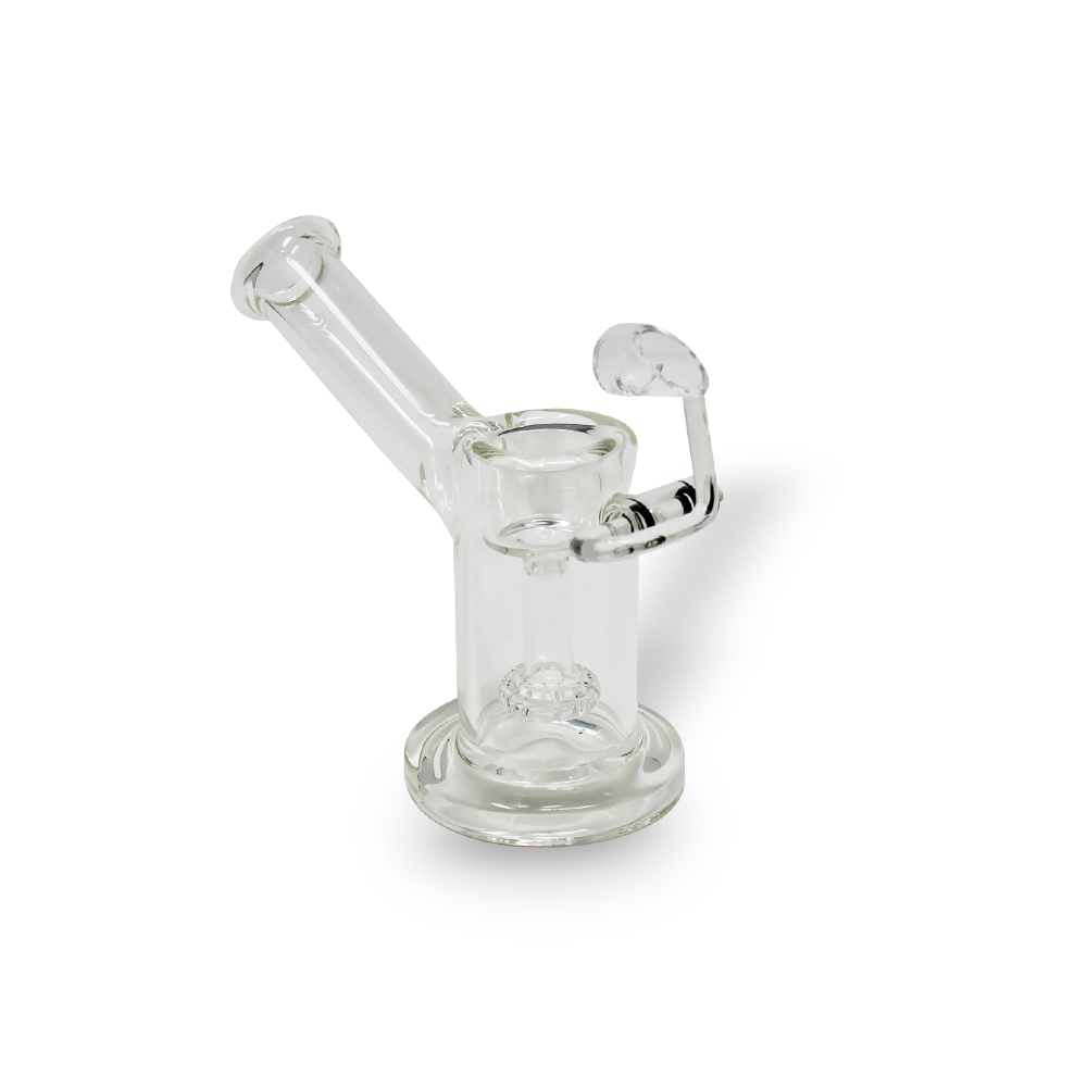 9" Borosilicate Water Pipe W/ Quartz Honey Bucket Pit Bull Glass