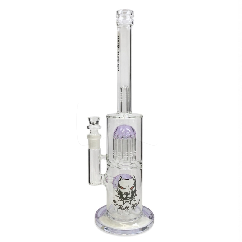 Pit Bull Lux Crystal Water Pipe, RYO Tasteful Tobacco